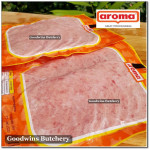 Aroma Bali frozen pork HAM COOKED sliced 250g